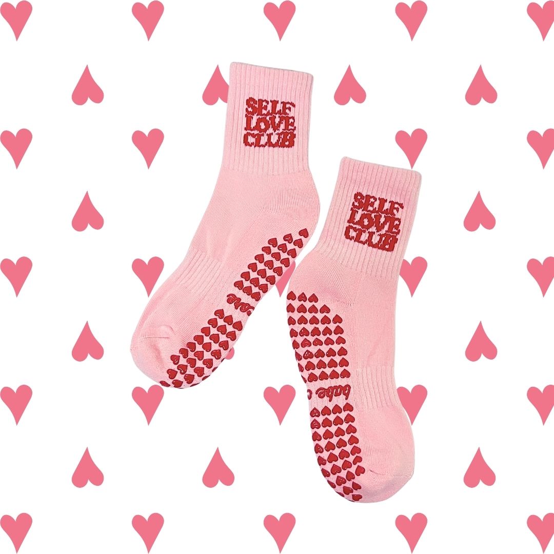 IMPERFECT - Self Love Club Grip Socks ❤️‍🩹❤️‍🩹