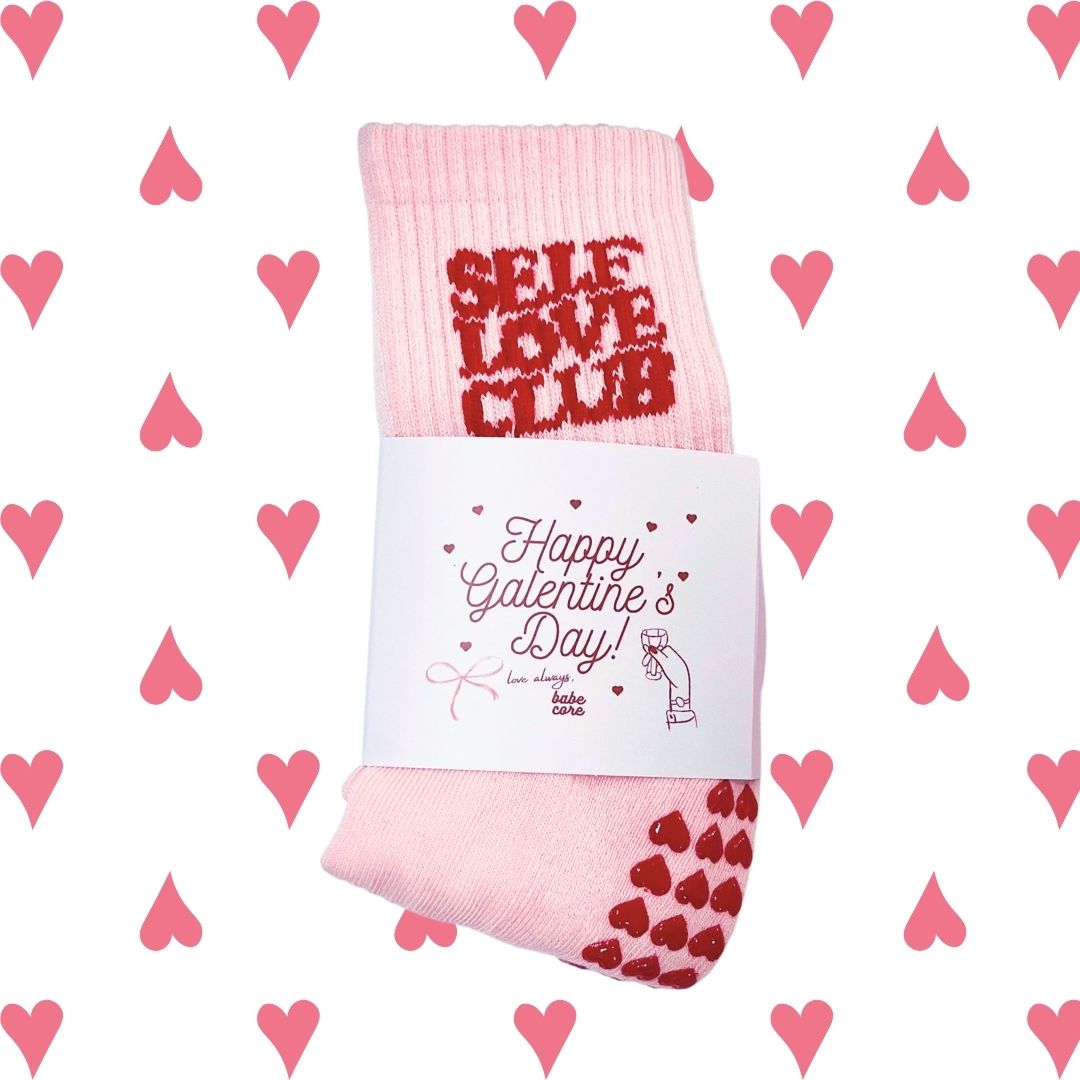 IMPERFECT - Self Love Club Grip Socks ❤️‍🩹❤️‍🩹